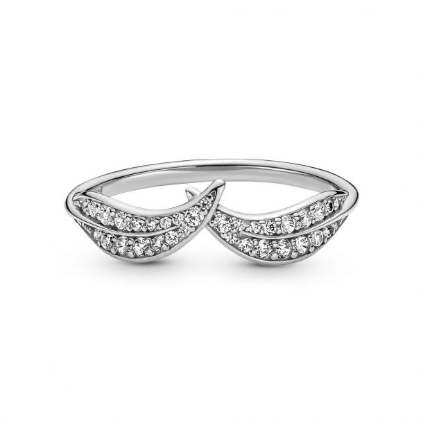 Pandora gold leaf ring store