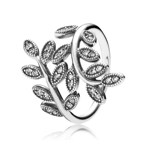Leaf shop pandora ring