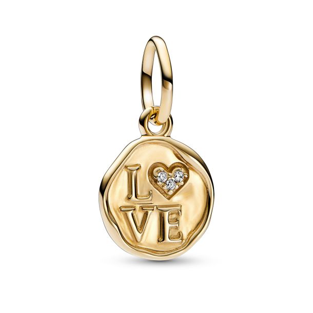 特価】 14K Loving PANDORA Gold Authentic Case Without Charm