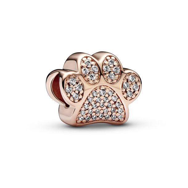 Personalised paw print pandora charm hotsell