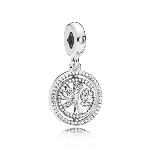 Spinning hearts of pandora charm on sale