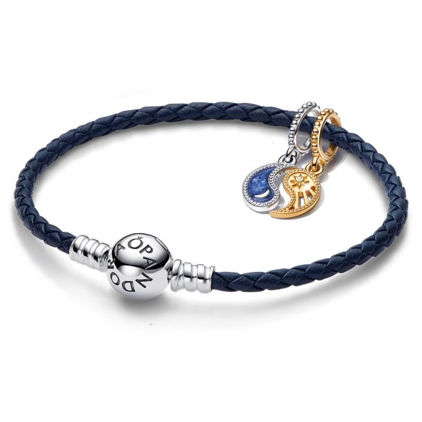 Pandora light blue leather bracelet new arrivals