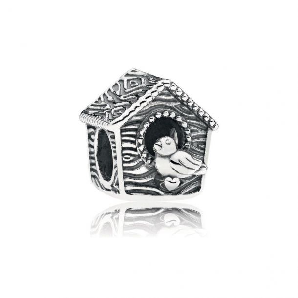 PANDORA Spring Bird House Charm