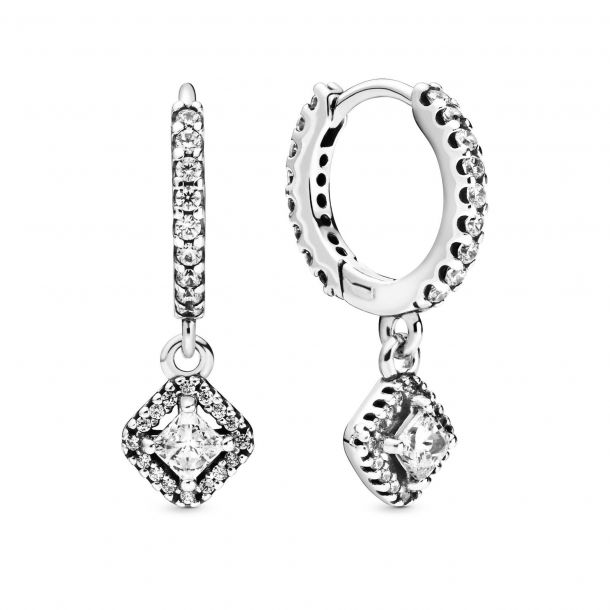 Pandora signature hoop earrings online