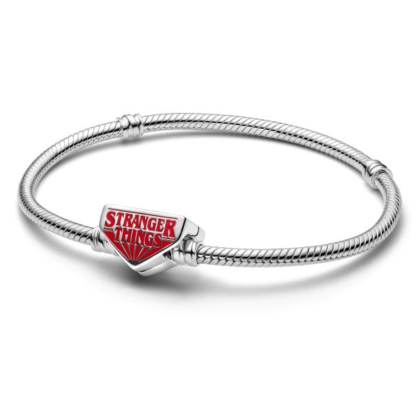 Pandora Stranger Things Clasp Snake Chain Bracelet 9.1 Inches