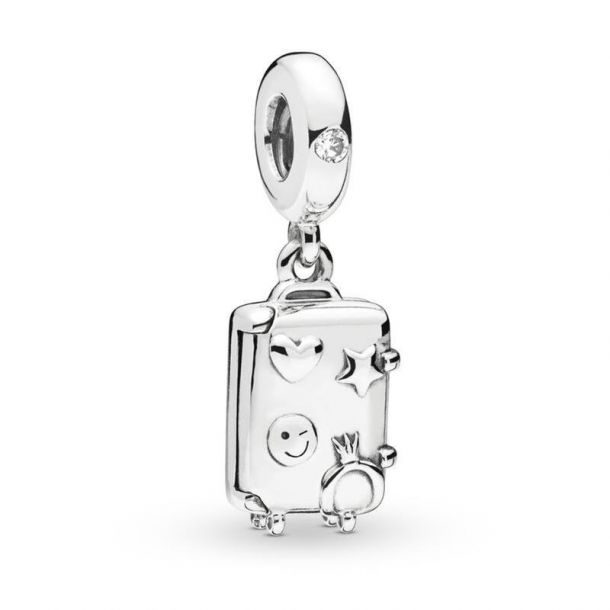 Pandora suitcase dangle charm outlet
