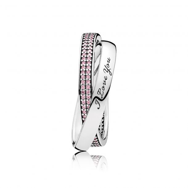 Sweet promise ring pink cz hotsell