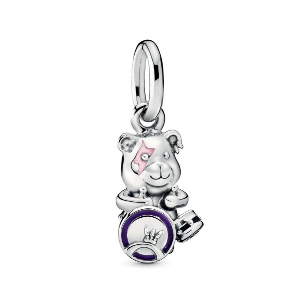 Pandora Theodore Bear Punk Band Dangle Charm | REEDS Jewelers