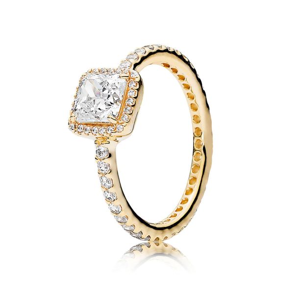 Pandora 18k sales gold ring