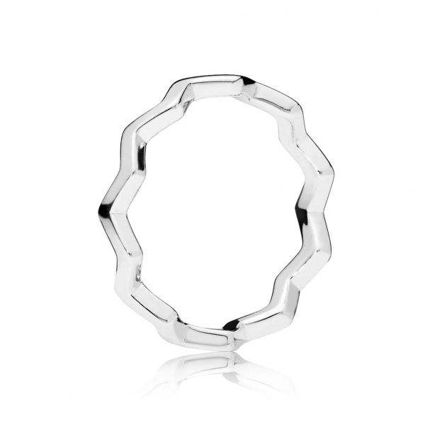 Pandora zigzag ring hot sale rose gold