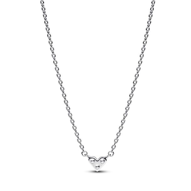 Pandora Triple Stone Heart Collier Necklace | REEDS Jewelers