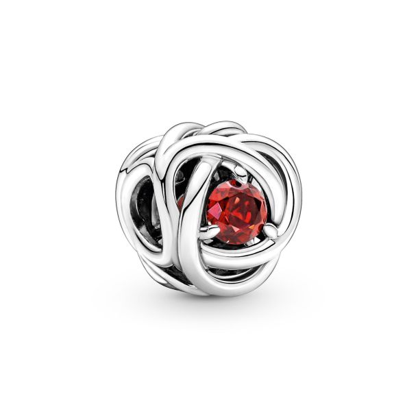 Pandora True Red Eternity Circle Charm REEDS Jewelers