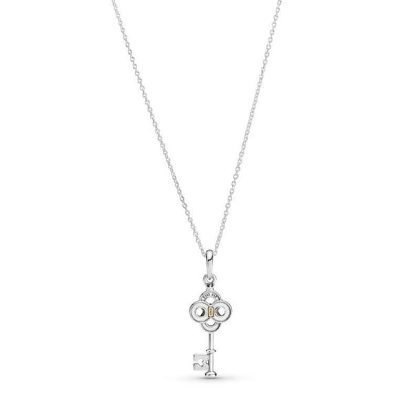 Pandora key necklace with letter store