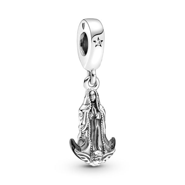 Pandora Virgin of Guadalupe Motif Dangle Charm