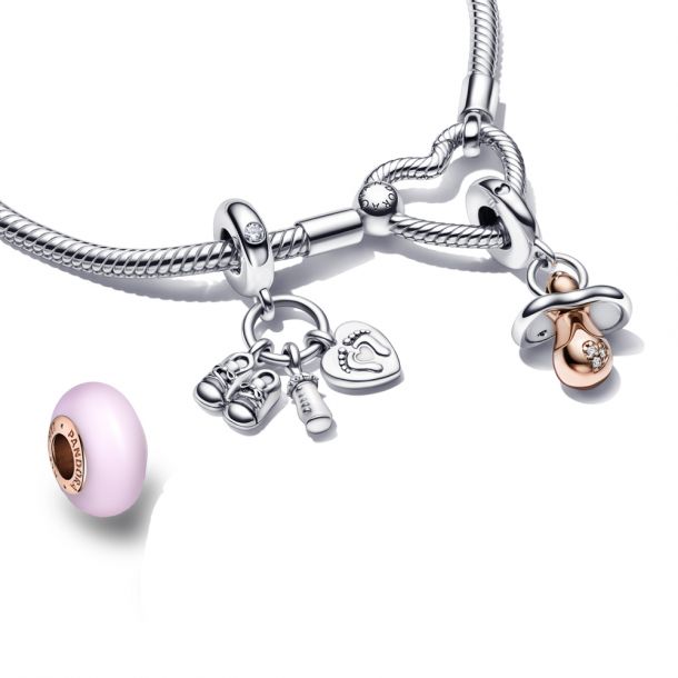 pendulum Infidelity action Pandora Welcome to the World Baby Girl Charm Bracelet Set | 7.5 Inches |  REEDS Jewelers