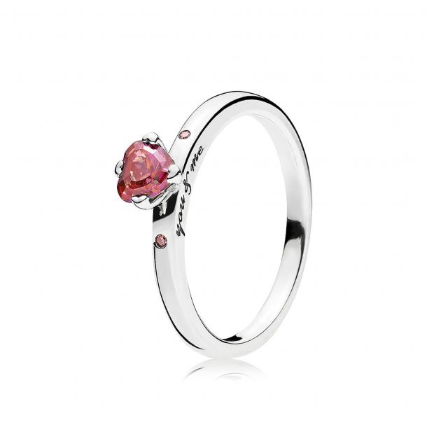 Pandora You Me Ring Multi Colored Cubic Zirconia Size 7.5