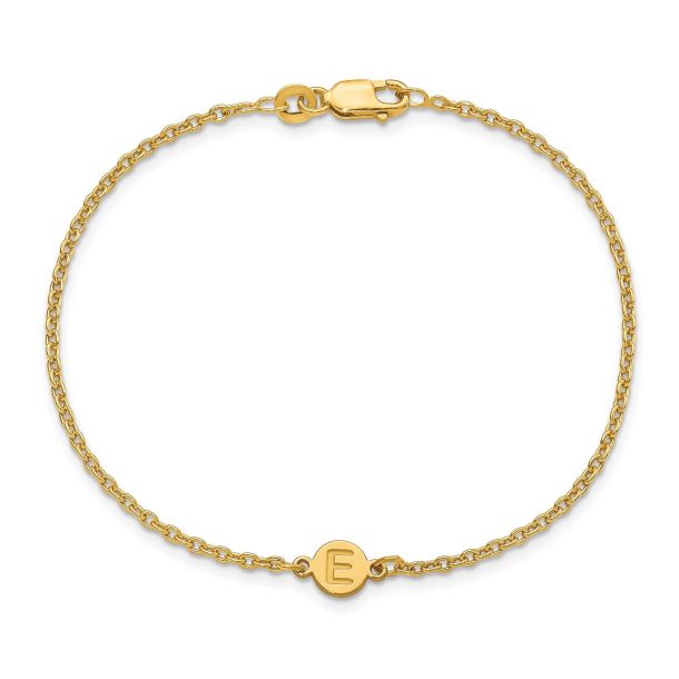Circle engraved bracelet cheap