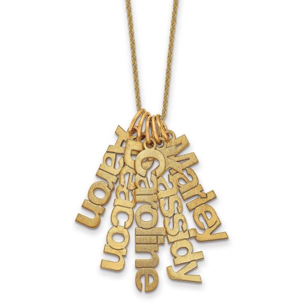 Five name necklace cheap