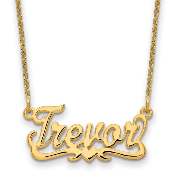 Personalized Name Tag Necklace - Stainless Steel Custom Name Jewelry Gift For Her, Him, Friends & Family 2 thumbnail image