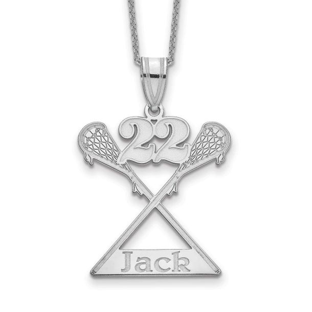 Lacrosse pendant necklace new arrivals