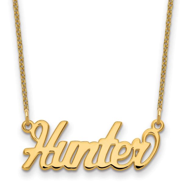 Hunter name necklace shop