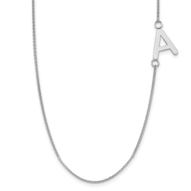 Sterling Silver Paperclip Charm Clasp Y Necklace