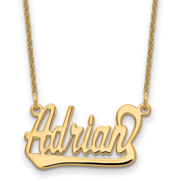 Underlined discount name necklace