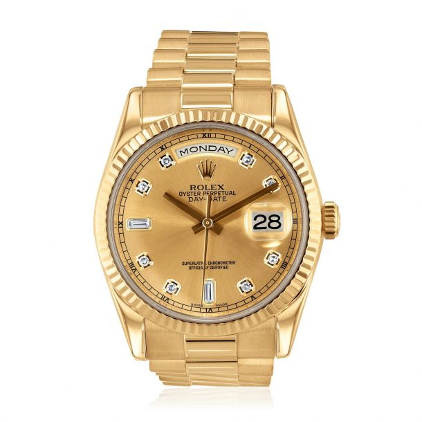 Previously Owned Rolex Oyster Perpetual President Day Date 36