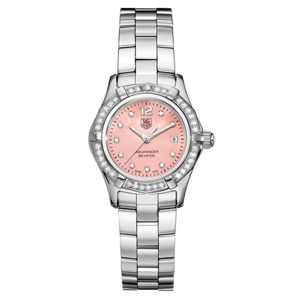Tag heuer pink clearance mother of pearl watch