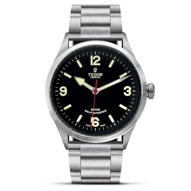 Previously Owned TUDOR Heritage Ranger Black Dial Stainless Steel Watch 41mm M79910 0011