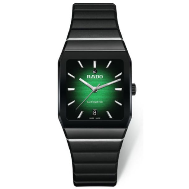 Rado green dial watch 