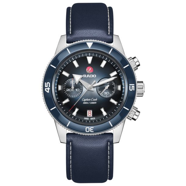 Rado Captain Cook Automatic Chronograph Watch with Stainless Steel