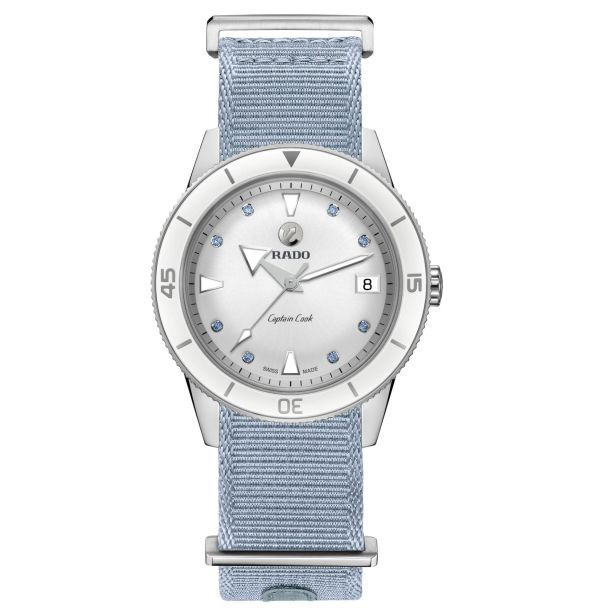 Rado Captain Cook Automatic Sapphire Dial Three Strap Watch Set
