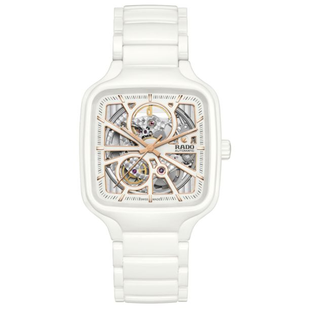 White ceramic shop rado watch