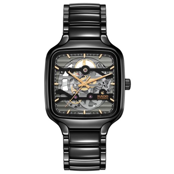 Ceramic discount skeleton watch