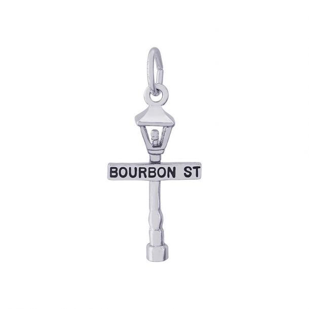 Rembrandt Charms Bourbon St Lamp Post Charm | REEDS Jewelers