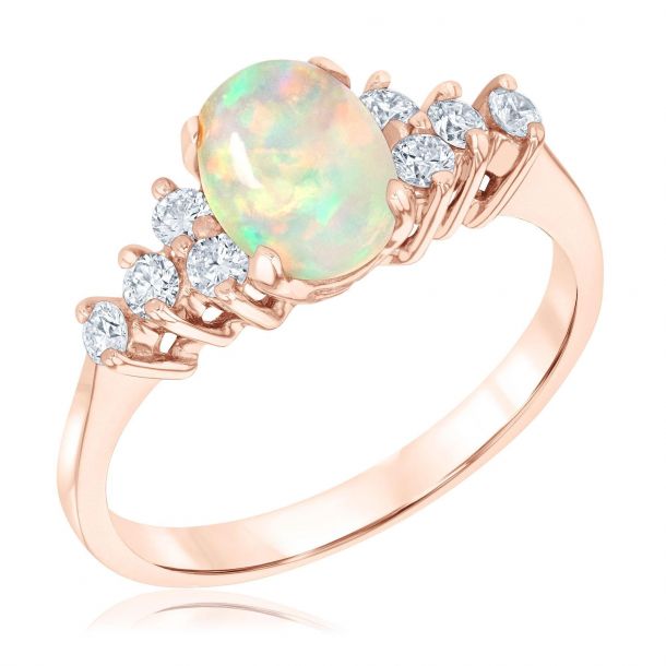 Opal rose on sale ring