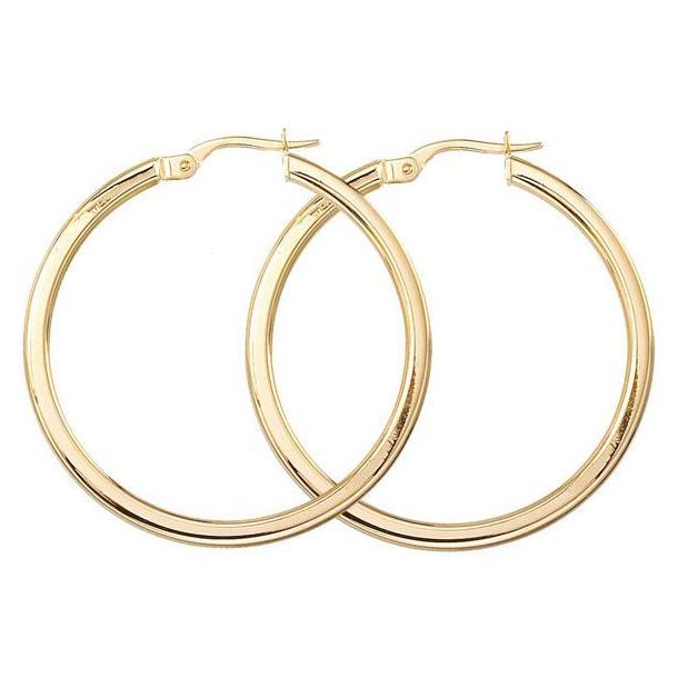 Roberto coin oval hoop earrings store