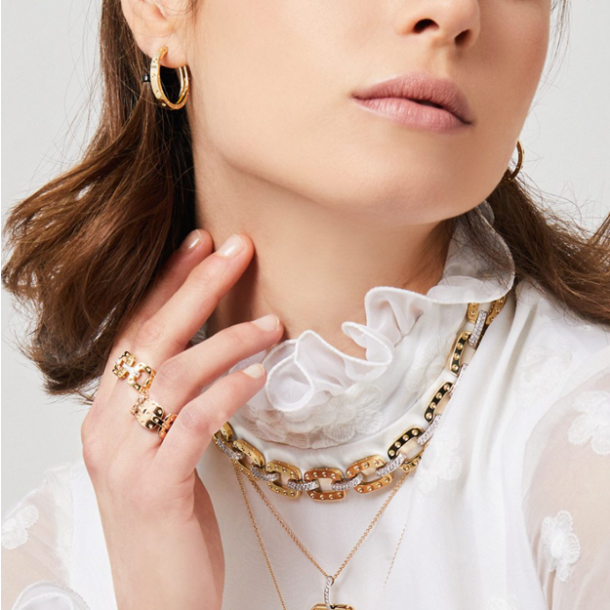 Roberto Coin Classics Symphony Hoop Earrings REEDS Jewelers