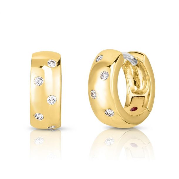Roberto coin hoop earrings on sale