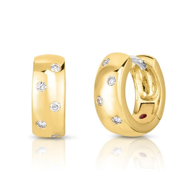18K YELLOW GOLD TINY TREASURES DIAMOND LOCK NECKLACE - Roberto Coin - North  America