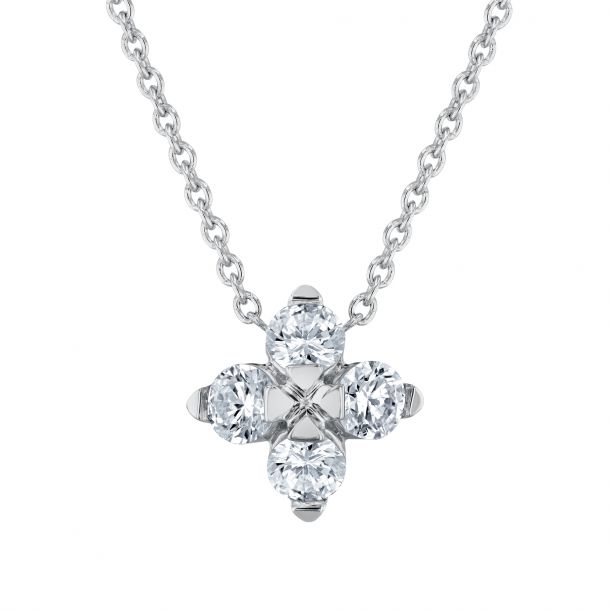 Pavé Set Diamond Padlock Pendant