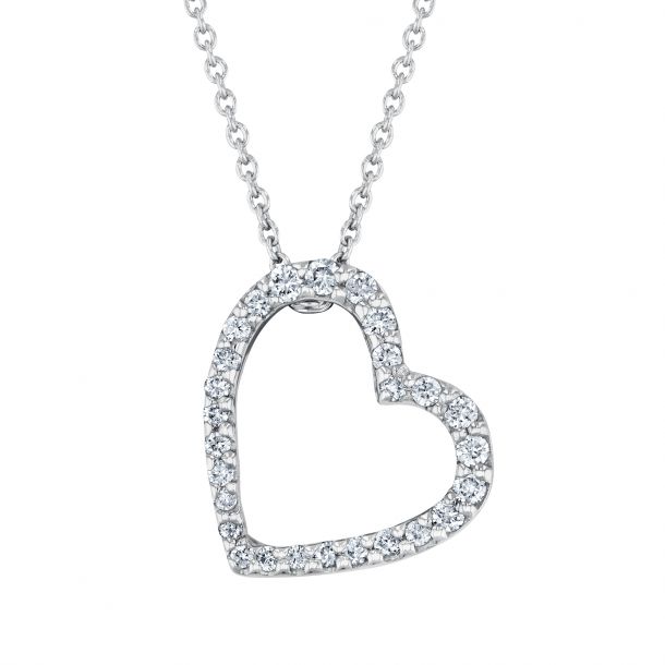 Roberto coin discount heart necklace