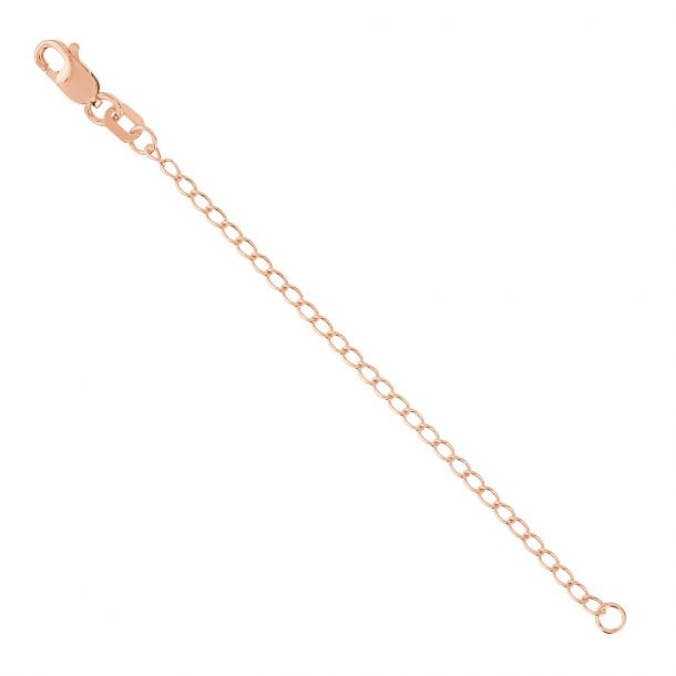Rose Gold Curb Chain Extender 3 Inches REEDS Jewelers