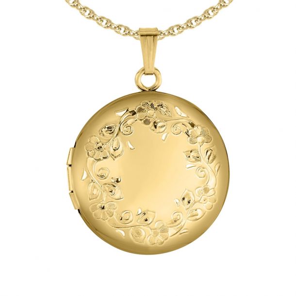 Round lockets jewelry shop