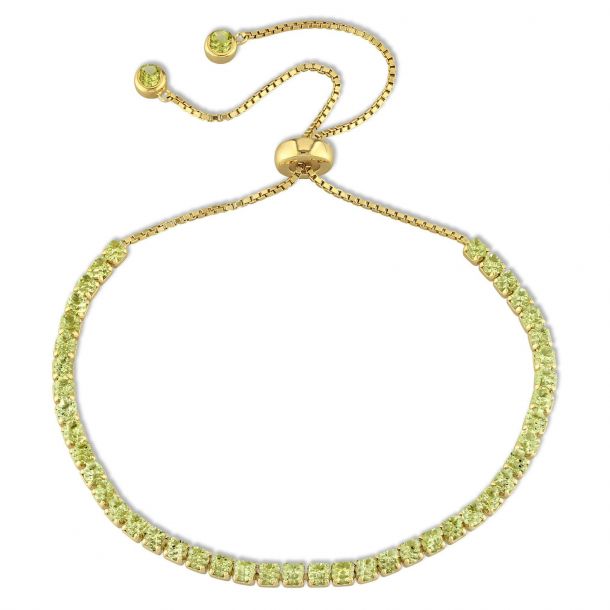Peridot store bolo bracelet