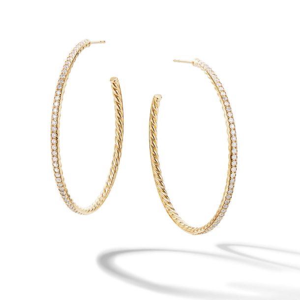 David yurman cable classics large hoop earrings discount