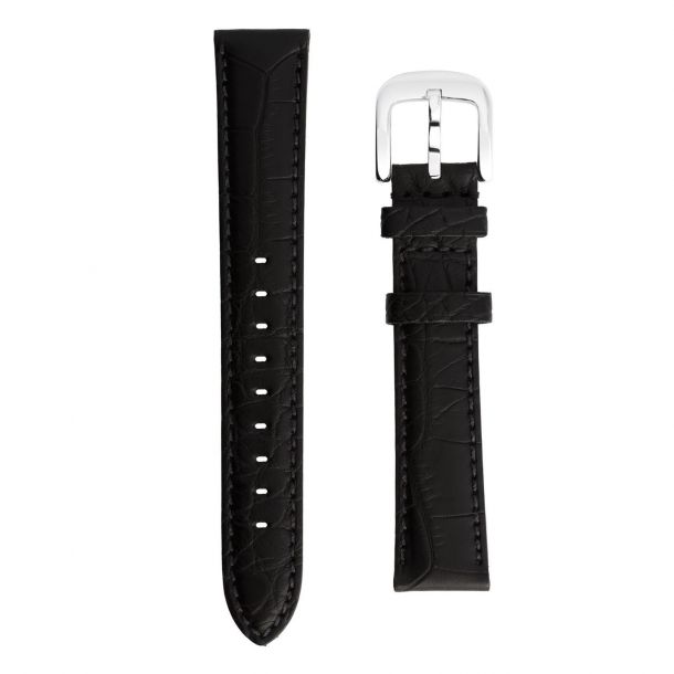 Shinola 20mm Black Alligator Leather Watch Strap REEDS Jewelers