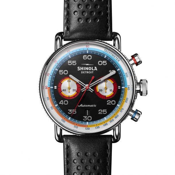 Shinola The Canfield Speedway Tachymeter Automatic 44mm Limited Edition Watch S0120218579 REEDS Jewelers