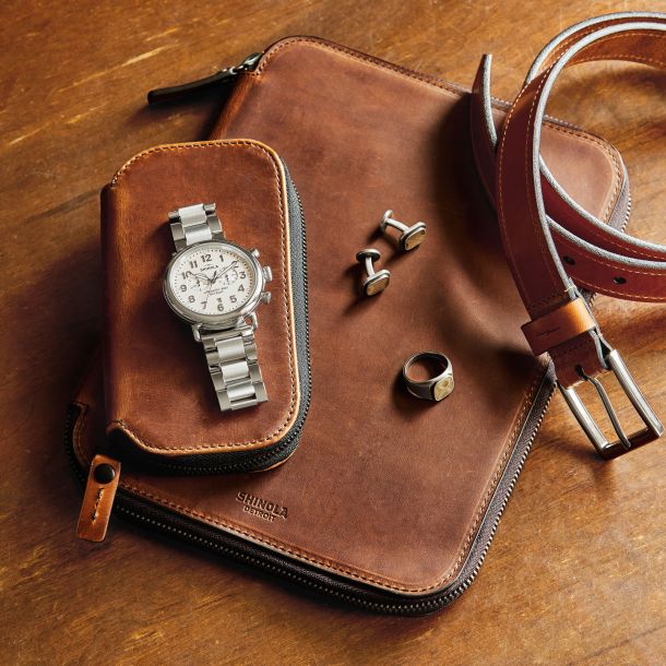 Shinola travel watch case sales